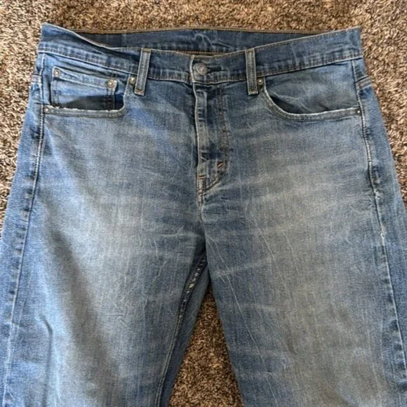 Levis Distressed Jeans Size 32 X 32 - Picture 3 of 9